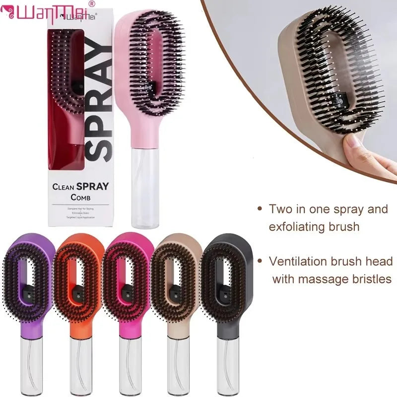 2-in-1 Detangling Spray Brush