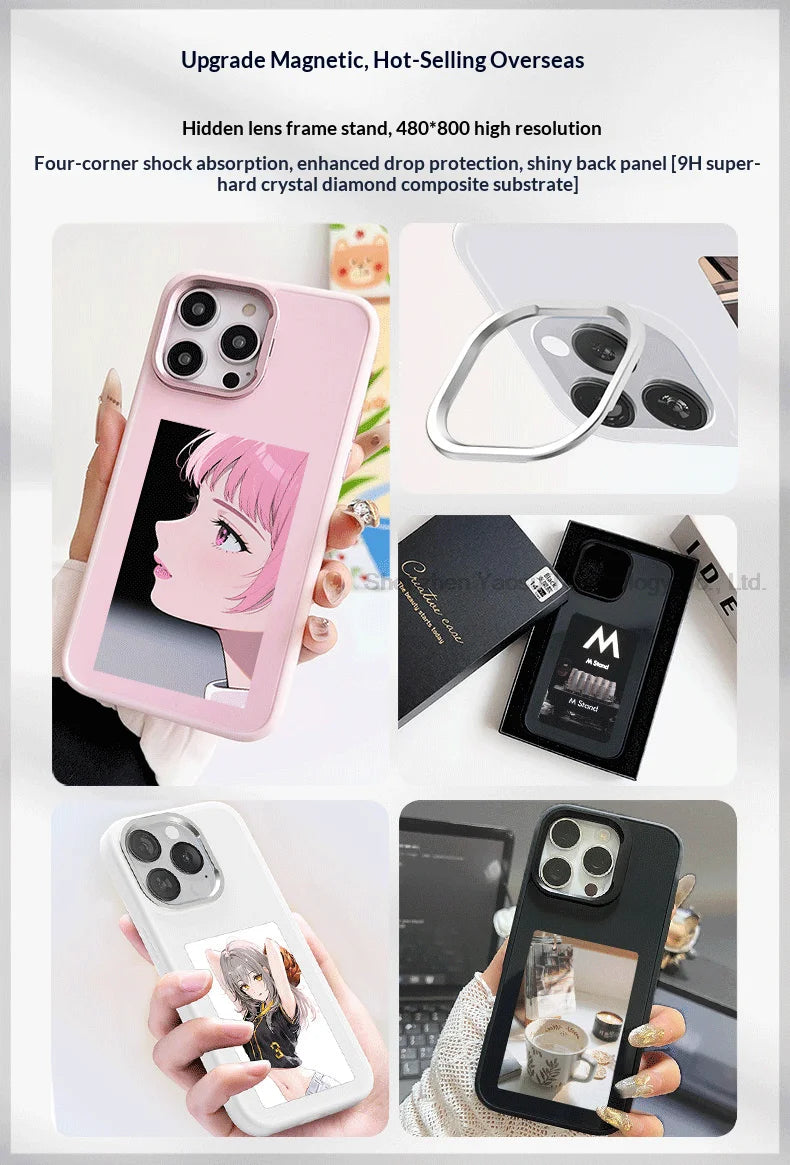 Smart NFC Phone Case - Instantly Turn Your Phone Case Into a Custom Moving Display and battery Free!