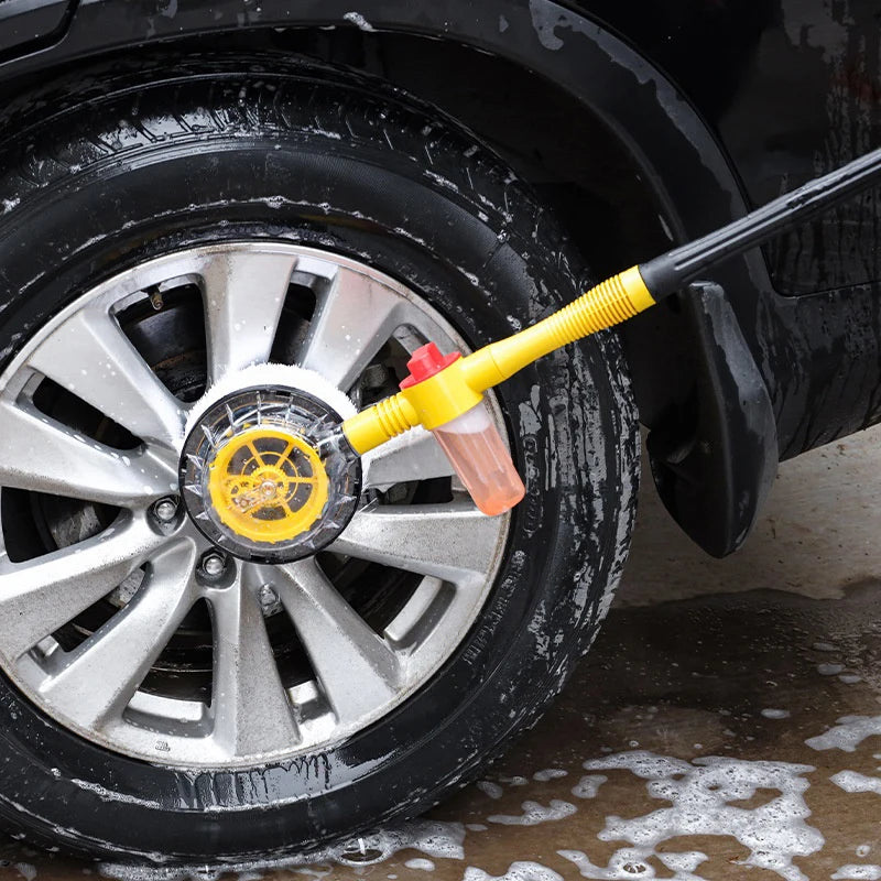 Ultimate 360 Spin Car Wash Brush - Deep Clean Your Car In Minutes With Effortless Spotless Shine