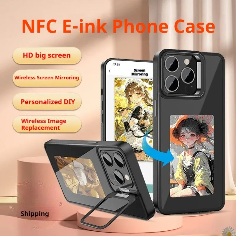 Smart NFC Phone Case - Instantly Turn Your Phone Case Into a Custom Moving Display and battery Free!