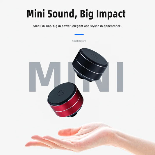 TWS Wireless Bone Conduction Mini Speaker — Super Portable Stereo Sound for Outdoor Workouts, Parties & Shower