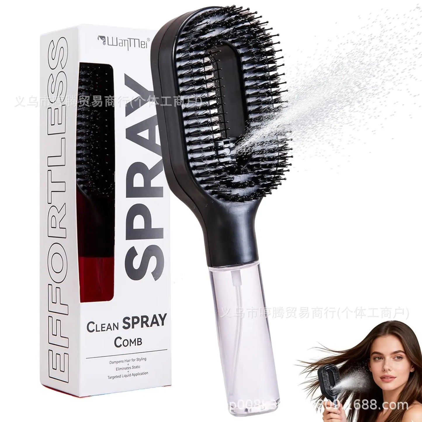 2-in-1 Detangling Spray Brush