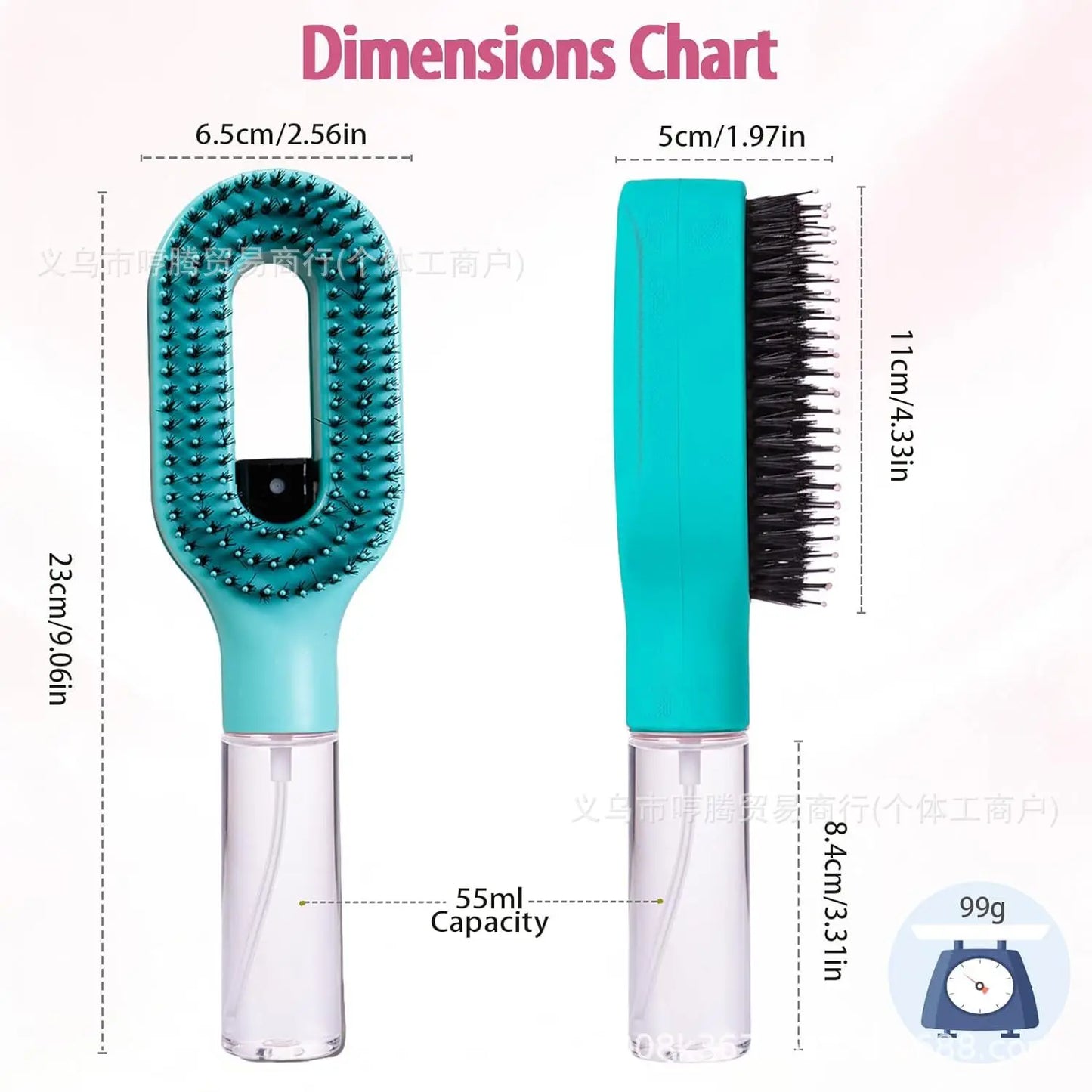 2-in-1 Detangling Spray Brush