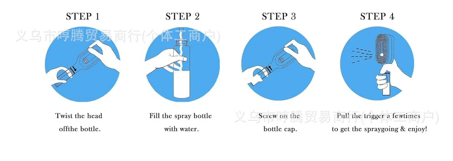 2-in-1 Detangling Spray Brush