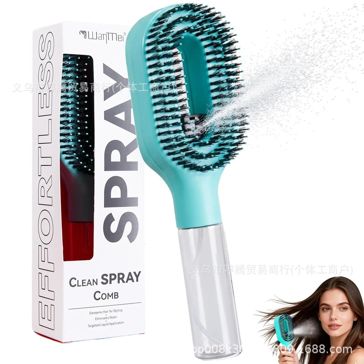 2-in-1 Detangling Spray Brush