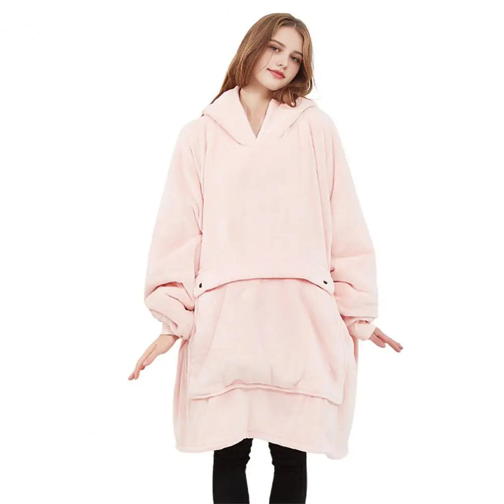 Heated Blanket Hoodie USB – Sherpa Lined Wearable Warmth with 3 Heat Settings & Heated Front Pockets