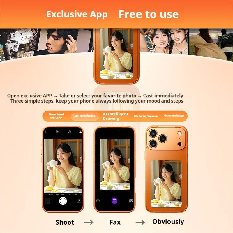 Smart NFC Phone Case - Instantly Turn Your Phone Case Into a Custom Moving Display and battery Free!