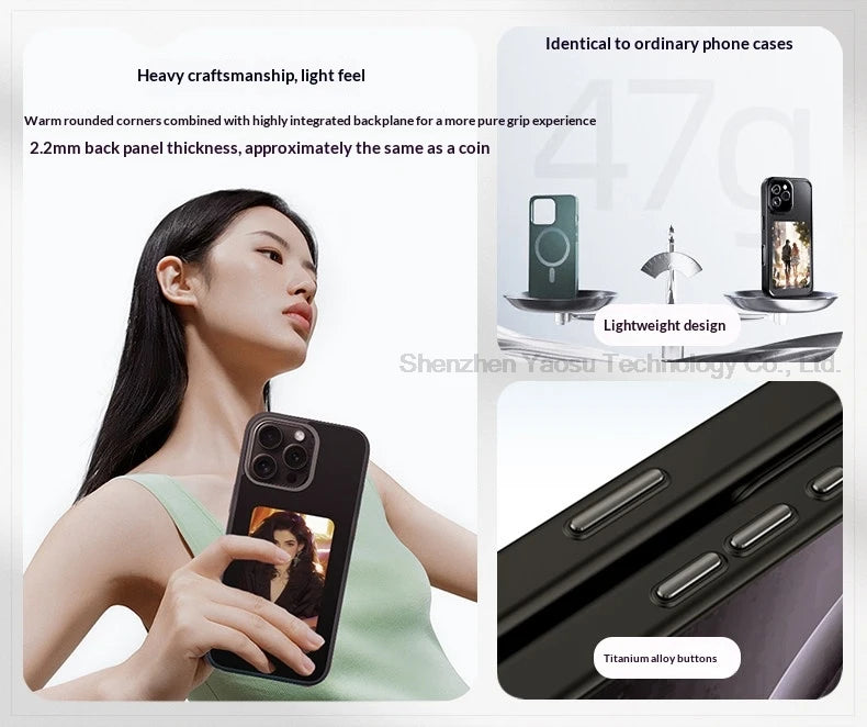 Smart NFC Phone Case - Instantly Turn Your Phone Case Into a Custom Moving Display and battery Free!