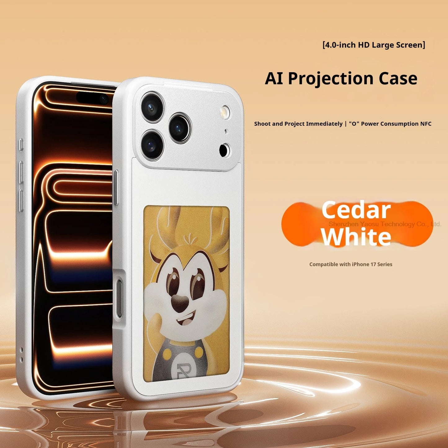 Smart NFC Phone Case - Instantly Turn Your Phone Case Into a Custom Moving Display and battery Free!
