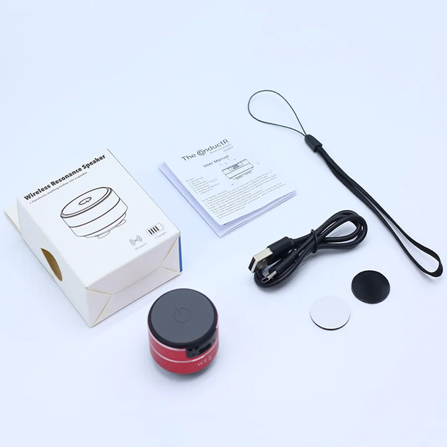 TWS Wireless Bone Conduction Mini Speaker — Super Portable Stereo Sound for Outdoor Workouts, Parties & Shower
