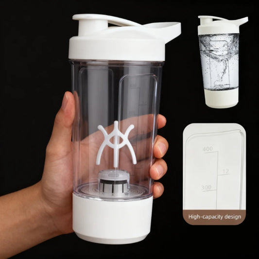 MixPro™ Electric self - stirring shaker for smooth protein shakes in seconds, No clumps