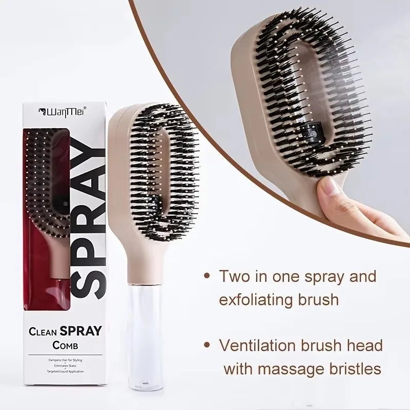 2-in-1 Detangling Spray Brush