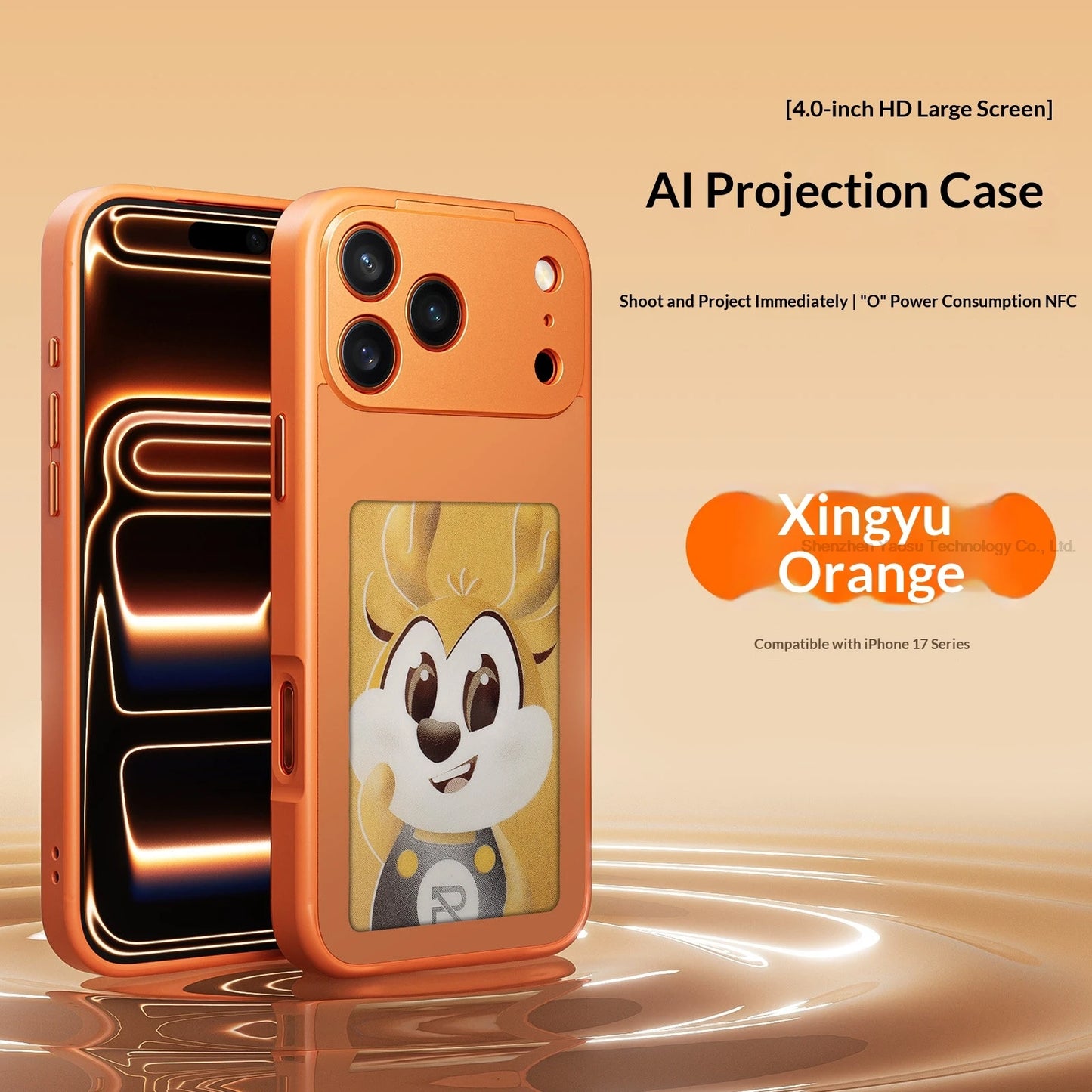 Smart NFC Phone Case - Instantly Turn Your Phone Case Into a Custom Moving Display and battery Free!