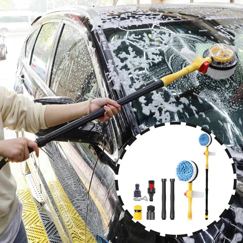 Ultimate 360 Spin Car Wash Brush - Deep Clean Your Car In Minutes With Effortless Spotless Shine