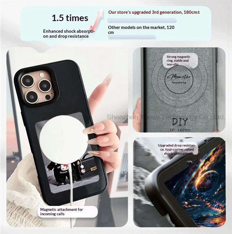 Smart NFC Phone Case - Instantly Turn Your Phone Case Into a Custom Moving Display and battery Free!