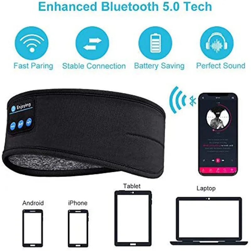 SleepWave™ Bluetooth Headband - Fall Asleep Faster Without Uncomfortable Earbuds